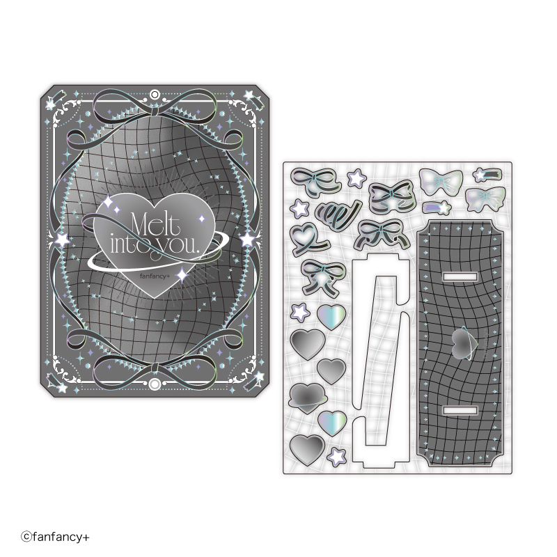 【굿즈-장식품】 논캐릭 프리미엄 아크릴 프레임 스타리 리본 블랙