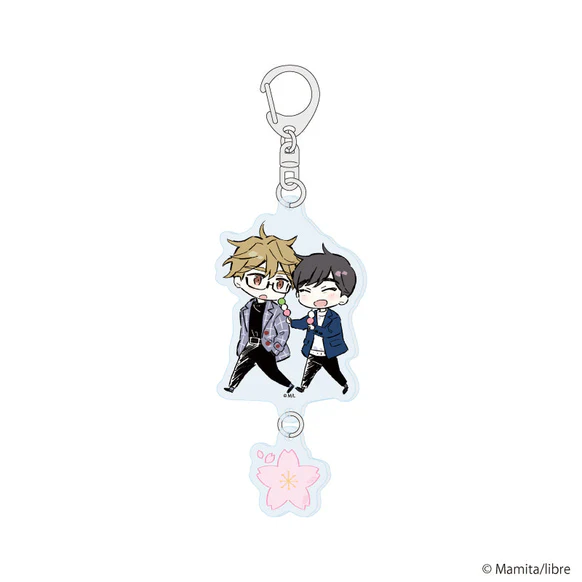 【굿즈-키홀더】 40까지 하고 싶은 10가지 일 연속 아크릴 키홀더 06 타나카 케이시&토죠 스즈메 C