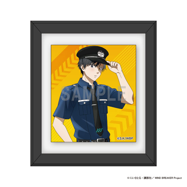 【굿즈-마그넷】 WIND BREAKER 애니판 액자 마그넷 사쿠라 하루카 경찰관ver.