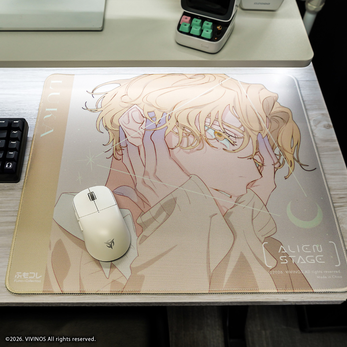 【굿즈-마우스패드】 ALIEN STAGE&times;후모코레 게이밍 마우스패드 XL (Odin Gaming )