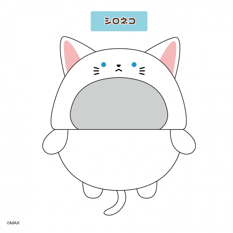 【굿즈-커버】 논캐릭 후와코로링 키세카에 키구루미 흰 고양이