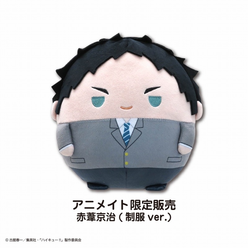 【굿즈-마스코트】 하이큐!! 후와코로링 Msize3 H 아카아시 케이지 교복 재판버전