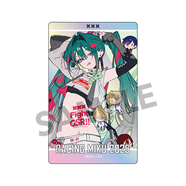 【굿즈-스티커】 VOCALOID 레이싱 미쿠 오로라 스티커 2025ver. Rd.7 AUTOPOLIS