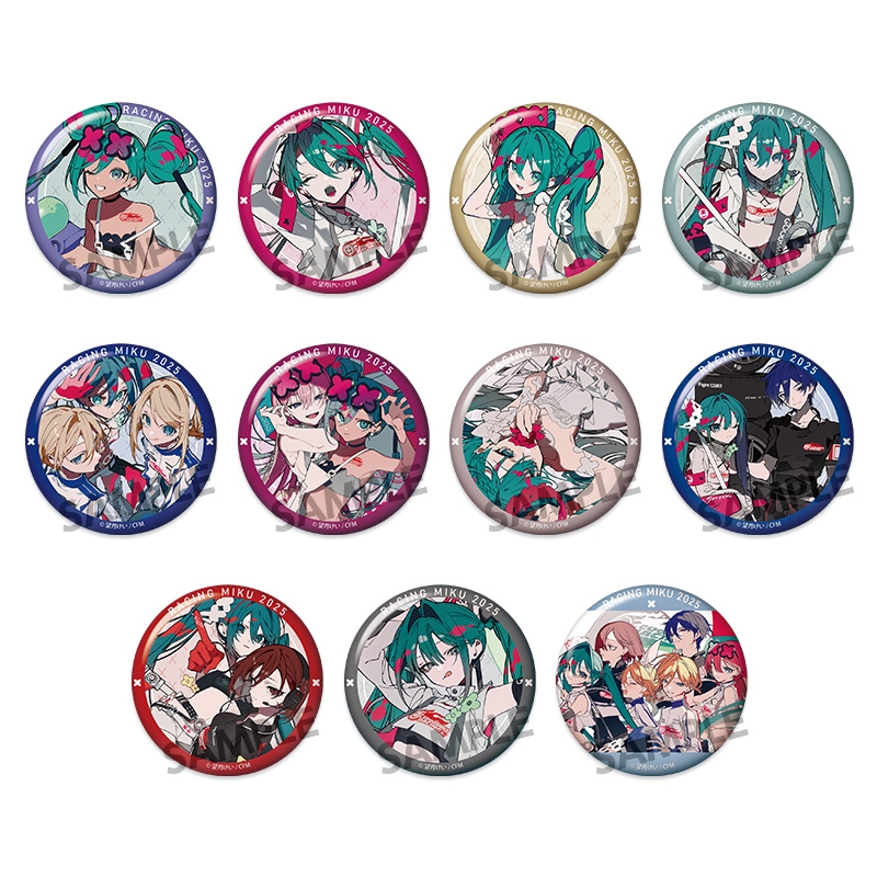 【굿즈-캔뱃지】 VOCALOID B11 레이싱 미쿠 2025ver. 트레이딩 캔뱃지 (랜덤)
