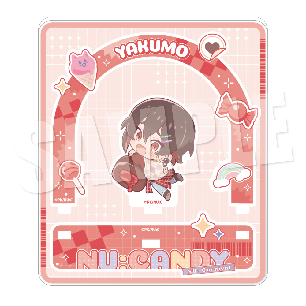 【굿즈-아크릴스탠드】 NU: 카니발 아크릴 디오라마 스탠드《캔디ver.》(야쿠모)