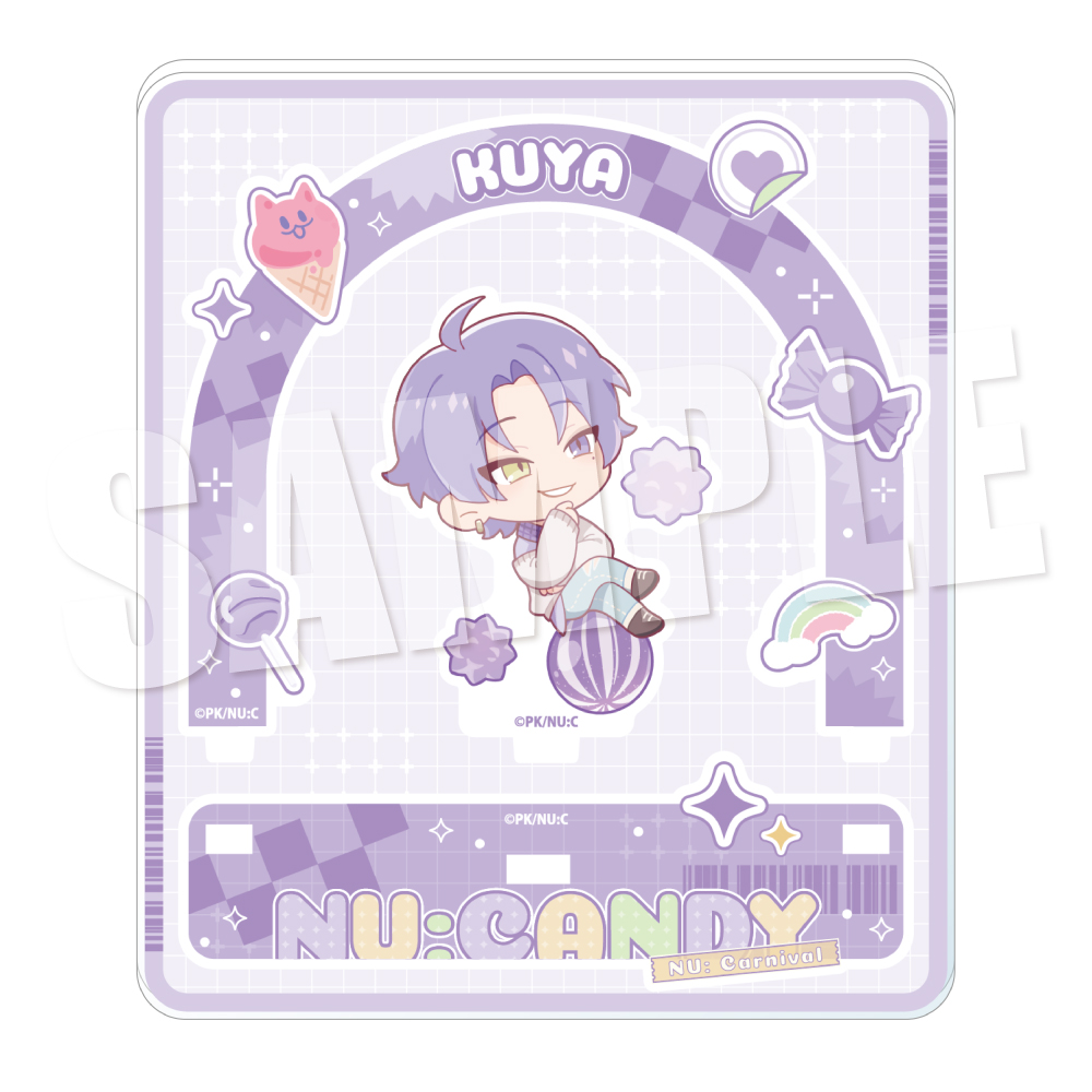 【굿즈-아크릴스탠드】 NU: 카니발 아크릴 디오라마 스탠드《캔디ver.》(큐야)