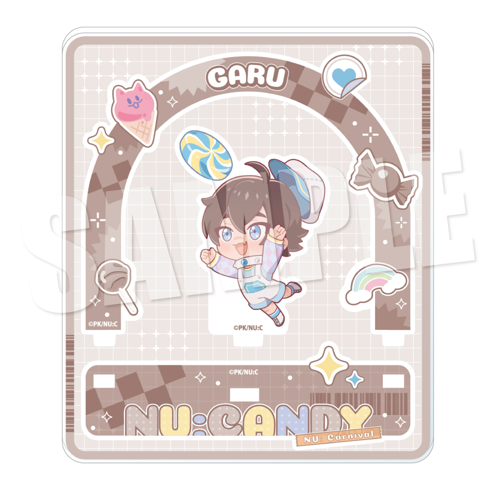 【굿즈-아크릴스탠드】 NU: 카니발 아크릴 디오라마 스탠드《캔디ver.》(가르)