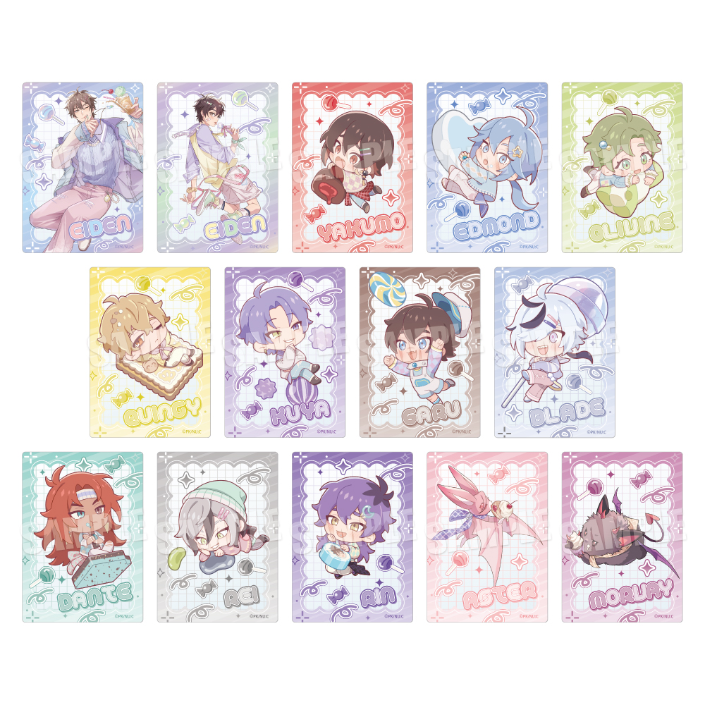 【굿즈-클리어카드】 NU: 카니발 트레이딩 클리어카드《캔디ver.》