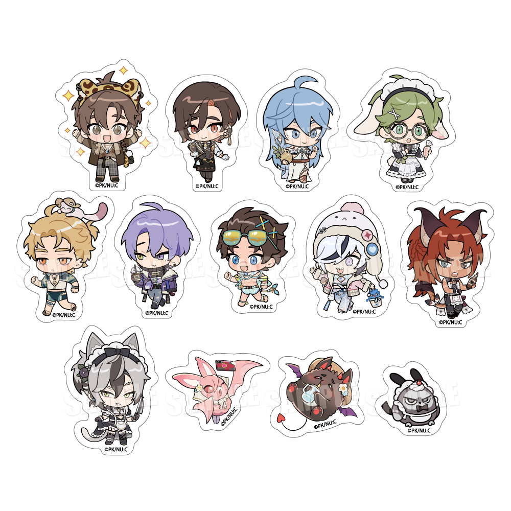 【굿즈-씰】 NU: 카니발 플레이크 씰 vol.6