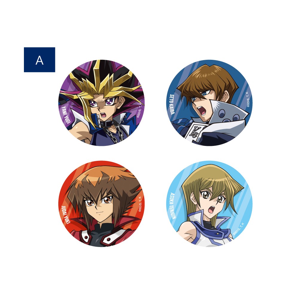【굿즈-뱃지】 유희왕 B4  듀얼몬스터즈 캔뱃지 컬렉션 A (랜덤)