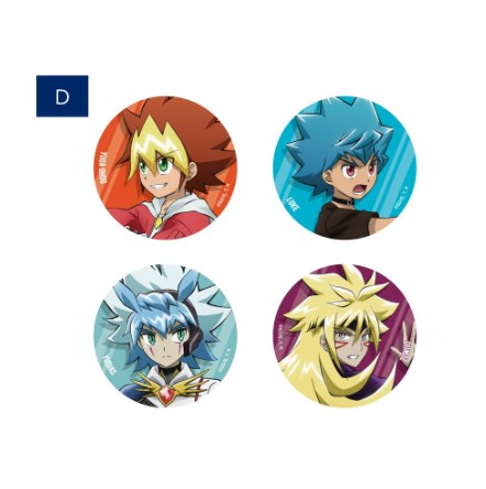 【굿즈-뱃지】 유희왕 B4  듀얼몬스터즈 캔뱃지 컬렉션 D (랜덤)