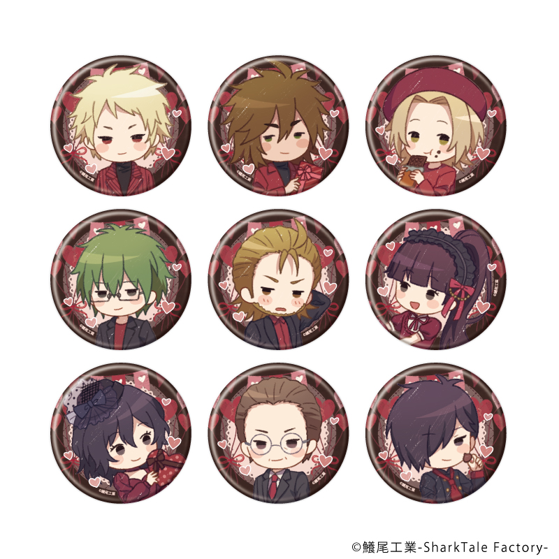 【굿즈-뱃지】 세포신곡 B9 캔뱃지 그래프아트 발렌타인ver. (랜덤)