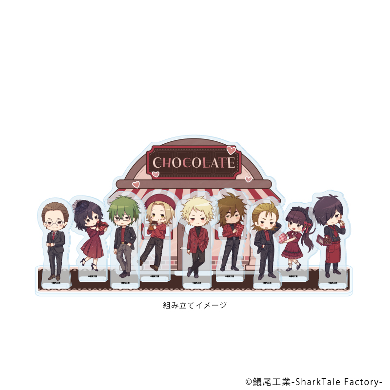 【굿즈-아크릴디오라마】 세포신곡 아크릴 디오라마 그래프아트 발렌타인ver.