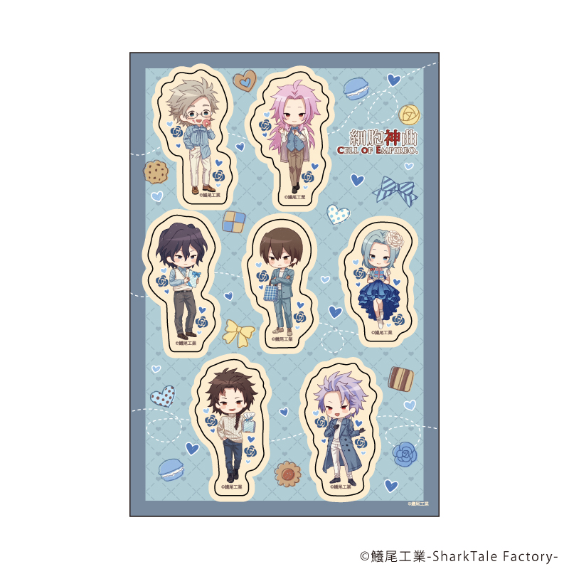 【굿즈-스티커】 세포신곡 PETANT 스티커 그래프아트 화이트데이ver.