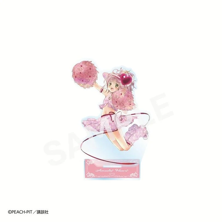 【굿즈-아크릴스탠드】 캐릭캐릭 체인지! Charafu Light 아크릴스탠드 애뮬릿 하트