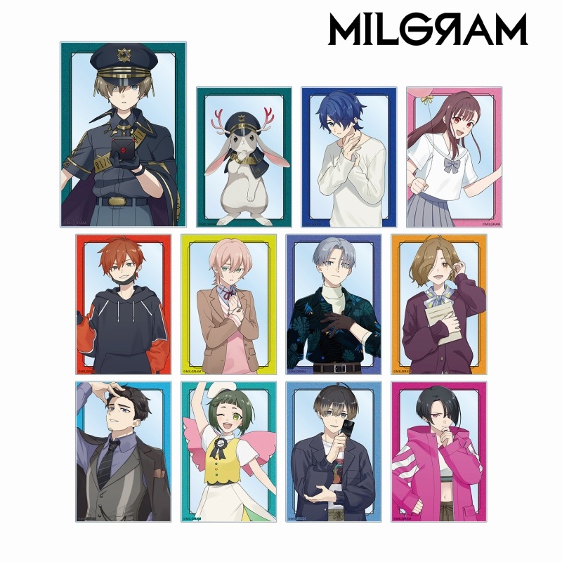 【굿즈-카드】 MILGRAM 신규 일러스트 제 1번 MV의상ver. 트레이딩 아크릴 카드