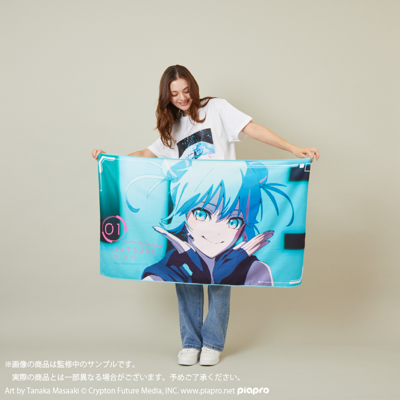 【굿즈-타월】 『HATSUNE MIKU EXPO 10th Anniversary』 배스타올 (MV 클립)
