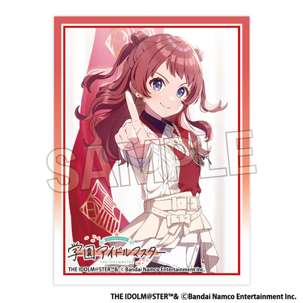 【굿즈-카드케이스】 학원 아이돌마스터 일러스트 슬리브NT 1등은 양보할 수 없어/하나미 사키