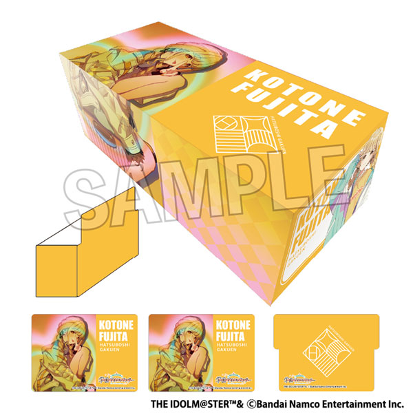 【굿즈-카드케이스】 학원 아이돌마스터 일러스트 카드박스NT Colorful Cute/후지타 코토네