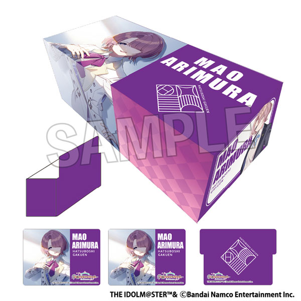 【굿즈-카드케이스】 학원 아이돌마스터 일러스트 카드박스NT 다움/아리무라 마오