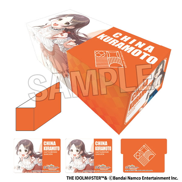 【굿즈-카드케이스】 학원 아이돌마스터 일러스트 카드박스NT 최선을 다해/쿠라모토 치나