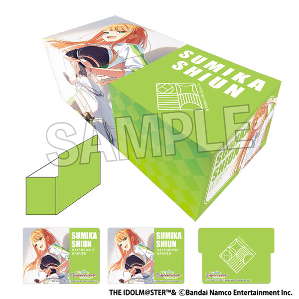【굿즈-카드케이스】 학원 아이돌마스터 일러스트 카드박스NT 용기의 한 걸음/시운 스미카