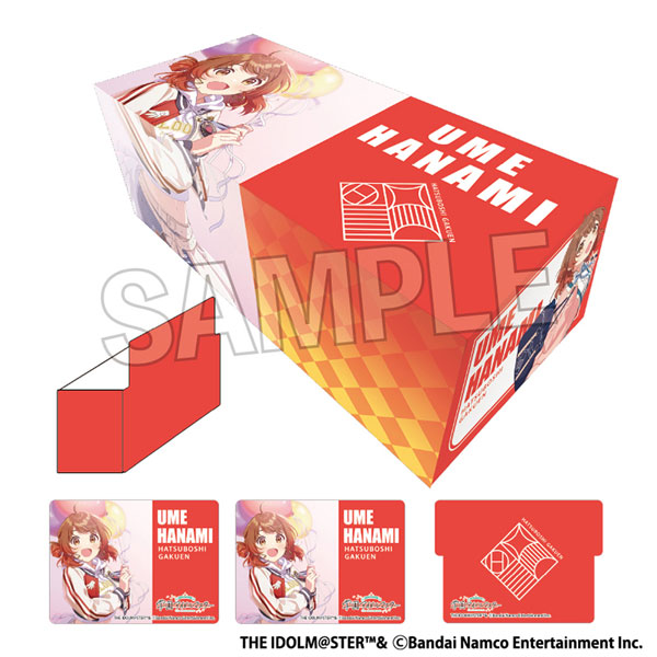 【굿즈-카드케이스】 학원 아이돌마스터 일러스트 카드박스NT 타도 언니/하나미 우메