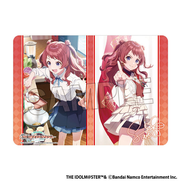 【굿즈-매트】 학원 아이돌마스터 일러스트 플레이 매트NT 1등은 양보할 수 없어/하나미 사키