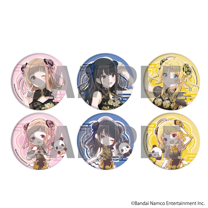 【굿즈-캔뱃지】 아이돌 마스터 샤이니 컬러즈 애니판 B6 트레이딩 캔뱃지 01 차이나ver.