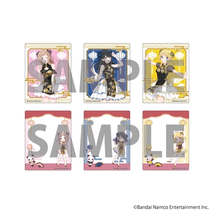 【굿즈-카드콜렉션】 아이돌 마스터 샤이니 컬러즈 애니판 B6 트레이딩 아크릴 카드01 차이나ver.