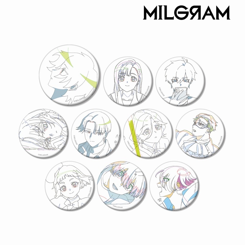 【굿즈-뱃지】 MILGRAM 트레이딩 원화 뱃지 ver.A