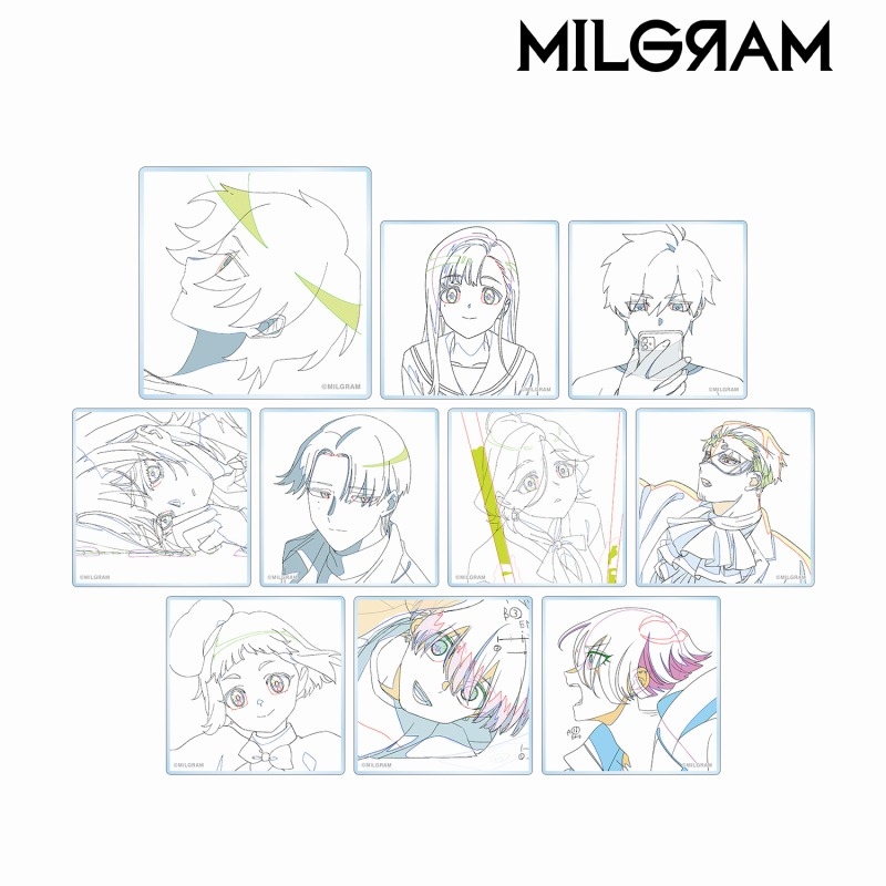 【굿즈-카드】 MILGRAM 트레이딩 원화 아크릴 카드ver.A