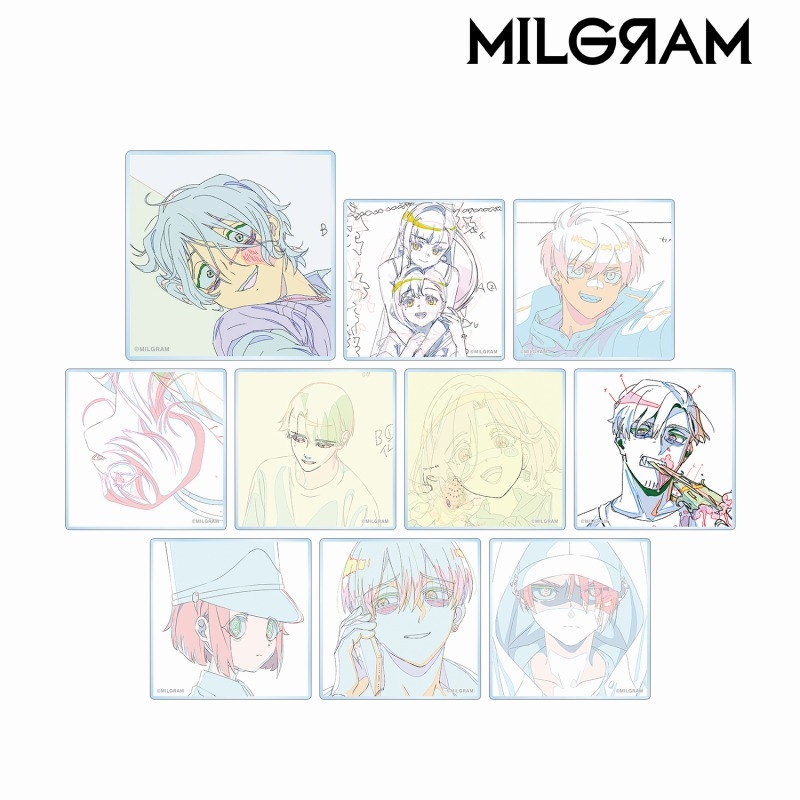 【굿즈-카드】 MILGRAM 트레이딩 원화 아크릴 카드ver.D