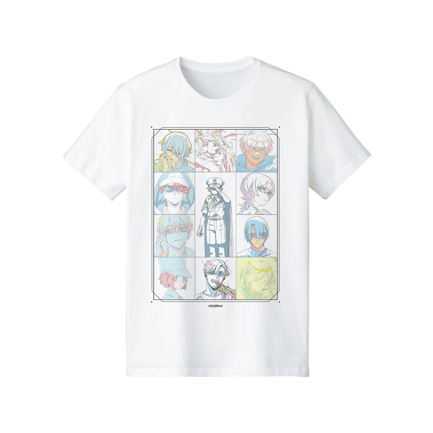 【굿즈-티셔츠】 MILGRAM 원화 티셔츠 제2심ver. 남성용 XL