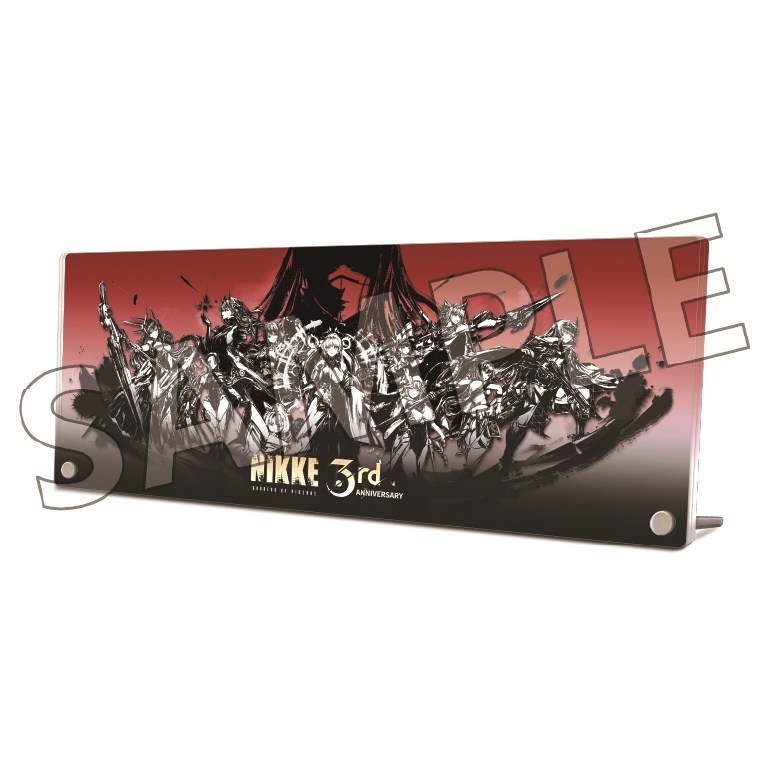 【굿즈-플레이트】 승리의 여신: 니케 3주년 기념 아크릴 플레이트