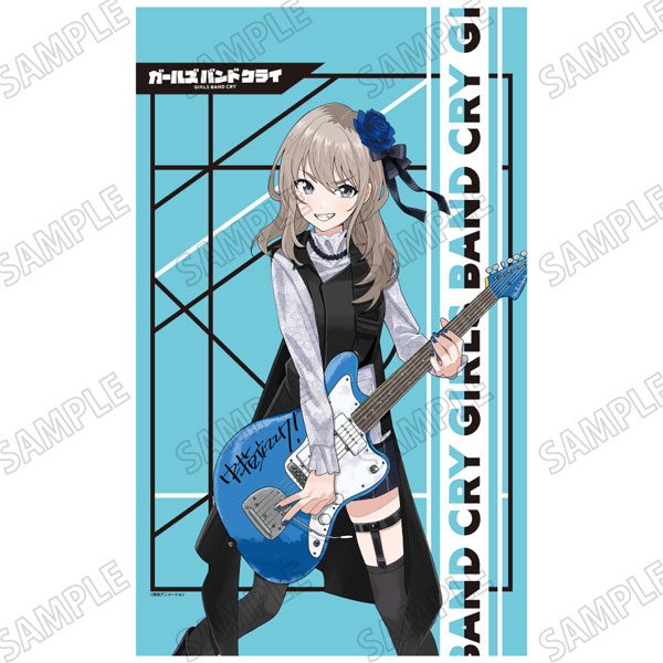 【굿즈-태피스트리】 걸즈 밴드 크라이 애니판 신규일러스트 B2사이즈 태피스트리 2 카와라기 모모카