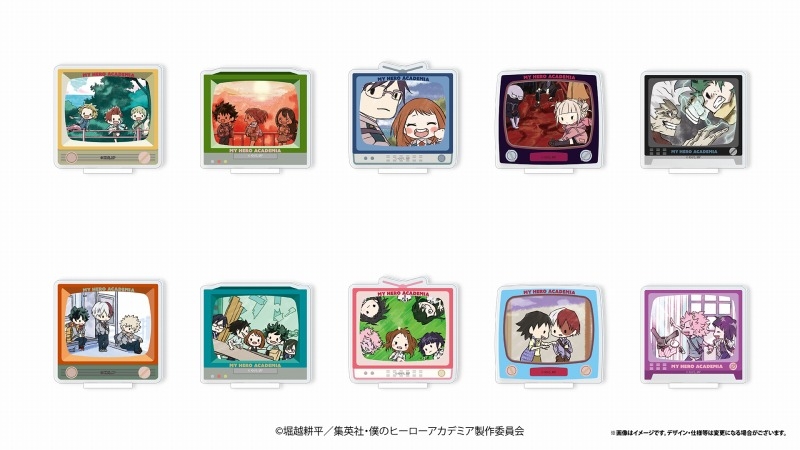 【굿즈-스탠드팝】 나의 히어로 아카데미아 B10 그래프 아트 트레이딩 아크릴 푸치 스탠드