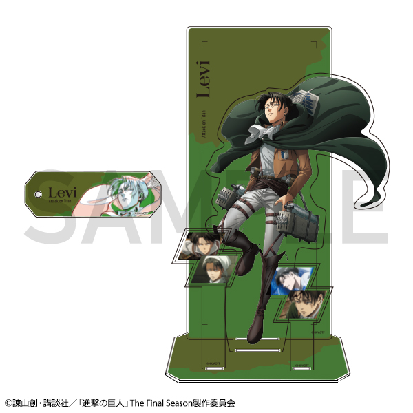【굿즈-아크릴스탠드】 진격의 거인 아크릴 디오라마 리바이