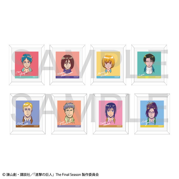 【굿즈-보드】 진격의 거인 B8 Art make 트레이딩 미니액자