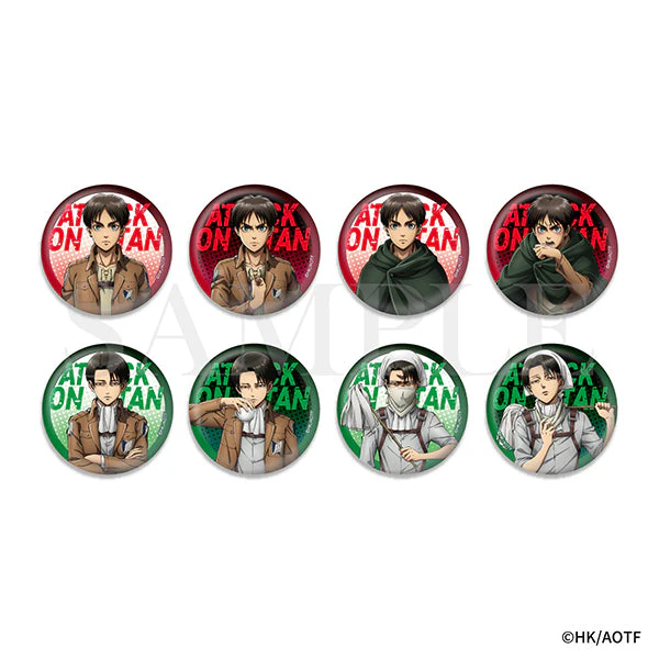 【굿즈-뱃지】 진격의 거인 B8 격동 Animation 랜덤 캔뱃지