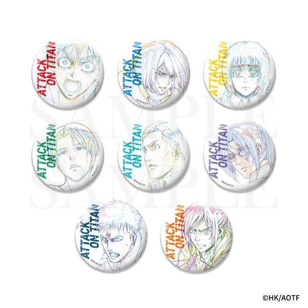 【굿즈-뱃지】 진격의 거인 B8 격동 Key:prime 랜덤 캔뱃지