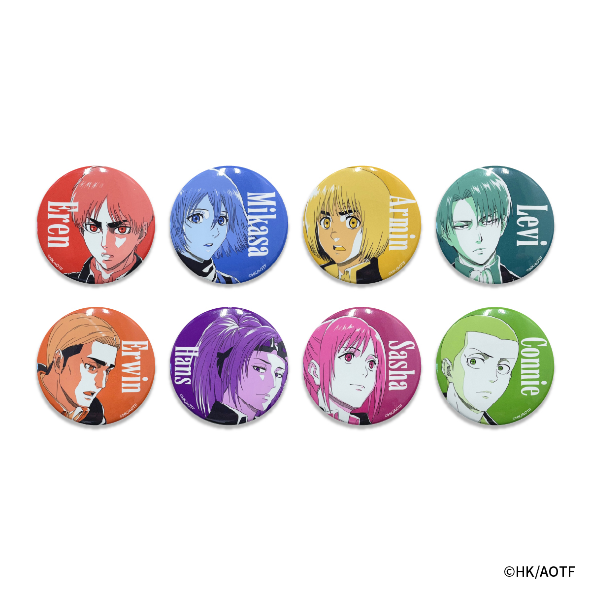 【굿즈-뱃지】 진격의 거인 B8 VIVID 랜덤 캔뱃지