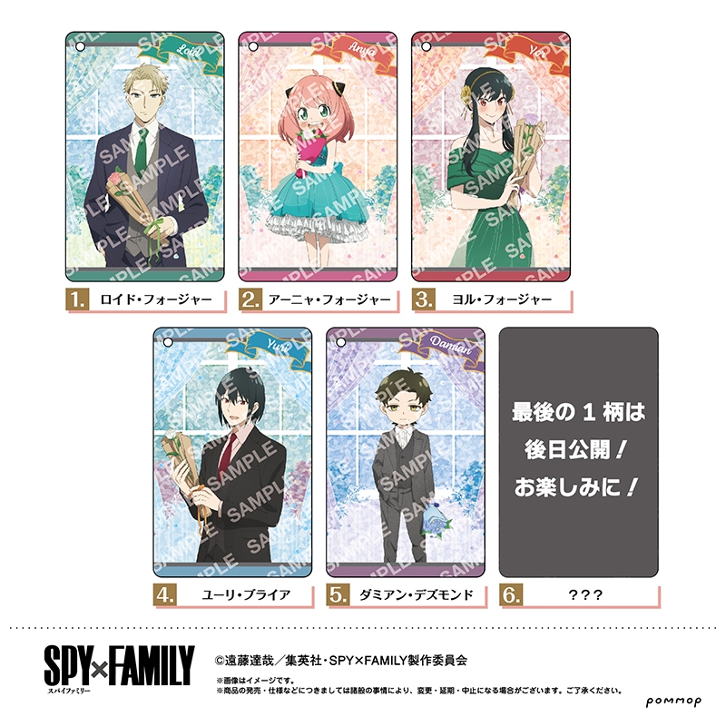 【굿즈-키홀더】 SPY x FAMILY B6 비주얼 카드 키홀더 컬렉션