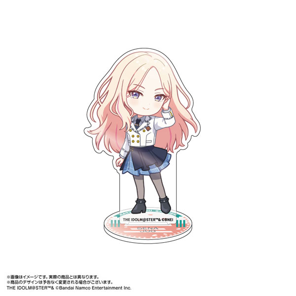 【굿즈-스탠드팝】 학원 아이돌마스터 치비 캐릭 아크릴스탠드 주오 세나