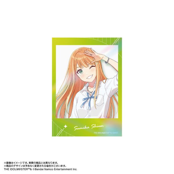 【굿즈-스티커】 학원 아이돌마스터 즉석사진풍 다이컷 스티커 시운 스미카