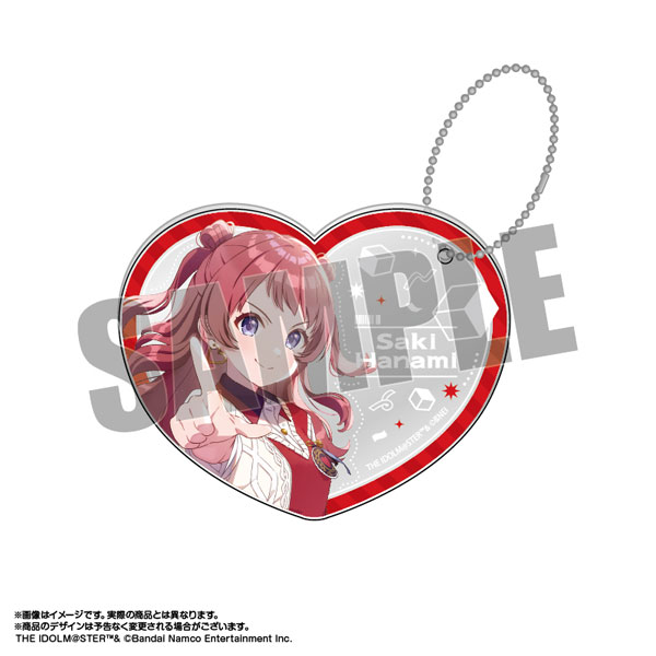 【굿즈-키홀더】 학원 아이돌마스터 피쿠리아 아크릴키홀더&스탠드 하나미 사키