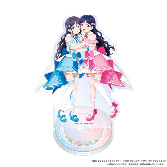【굿즈-아크릴스탠드】 러브라이브!&times;러브라이브! 선샤인!! (&mu;'s) 아크릴스탠드【&mu;'s&times;Aqours】 토죠 노조미&times;마츠우라 카난