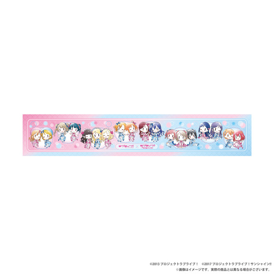 【굿즈-타월】 러브라이브!&times;러브라이브! 선샤인!! (Aqours) 머플러 타월 【&mu;'s&times;Aqours】