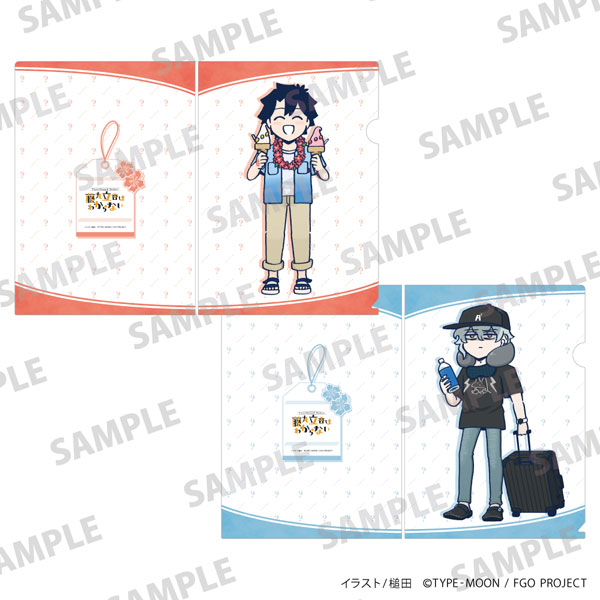 【굿즈-클리어파일】 FGO 후지마루 리츠카는 잘 모르겠다 A4 클리어파일 2장 세트 1