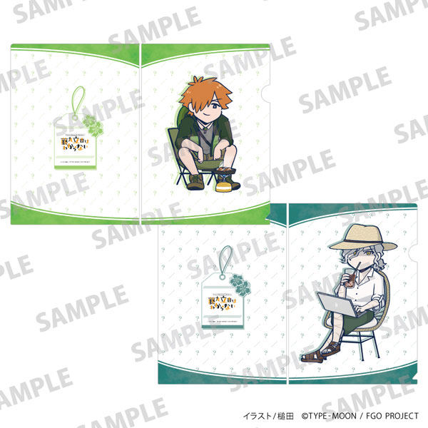 【굿즈-클리어파일】 FGO 후지마루 리츠카는 잘 모르겠다 A4 클리어파일 2장 세트 4